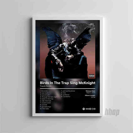 Birds In The Trap Mcknight Travis Scott Album Poster