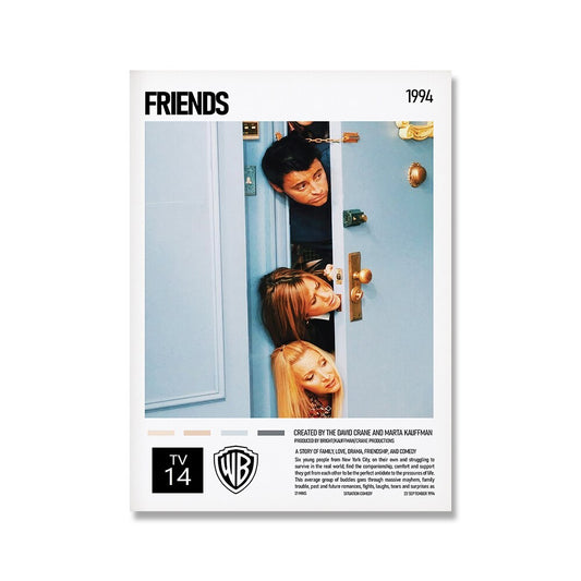 Friends Joey Rachel Phoebe Minimalist Poster