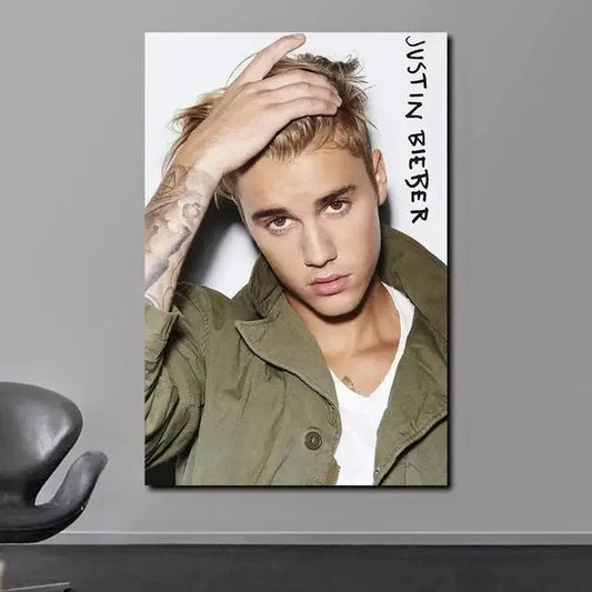 Justin Bieber Photo Wall Art Poster