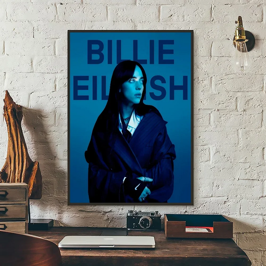 Billie Eilish Blue Poster
