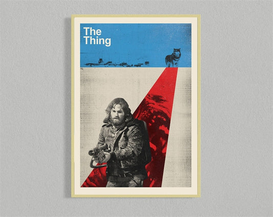 The Thing Minimalist Movie Wall Art Poster