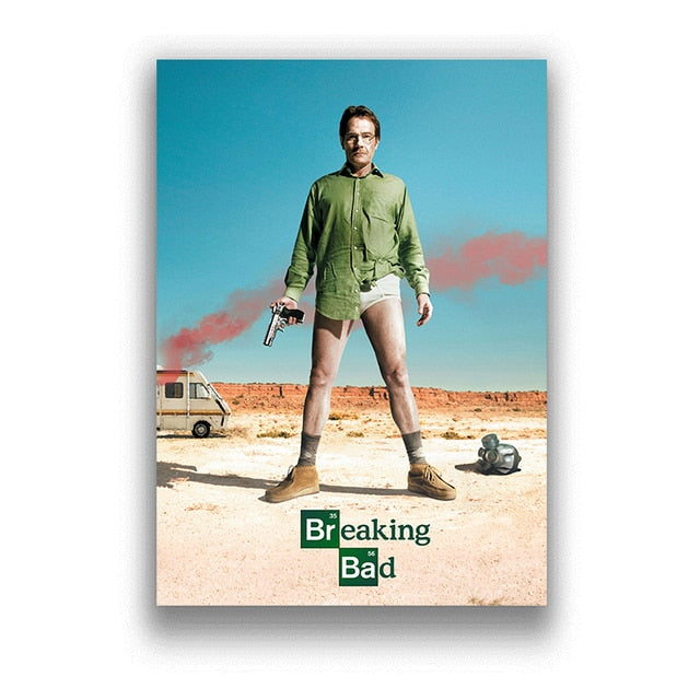 Breaking Bad Walter White Desert Poster