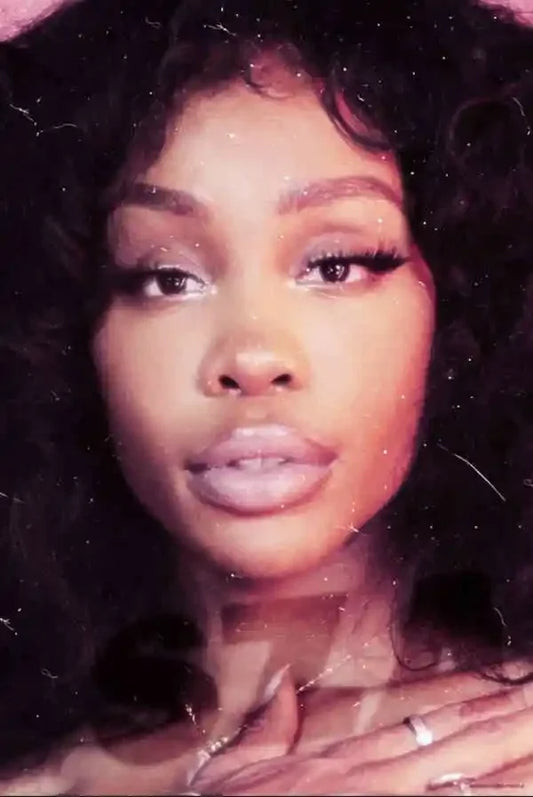 SZA Wall Art Pink Portrait Poster