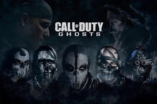 Pôster do videogame Call of Duty Ghosts   Decoração de parede estética