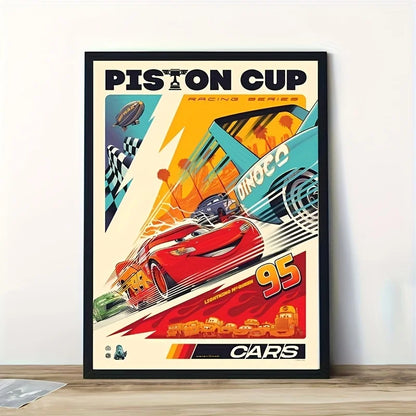 Lightning McQueen Cars Movie Poster