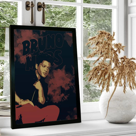 Bruno Mars Painting Wall Art Decor Poster