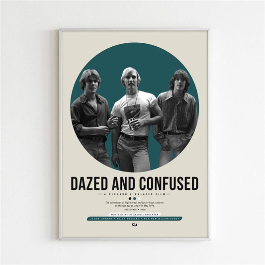 Dazed and Confused Minimalist Movie Poster