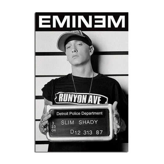 Eminem Slim Shady Mugshot Poster