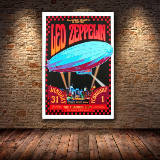 Led Zeppelin Concert Rock Poster