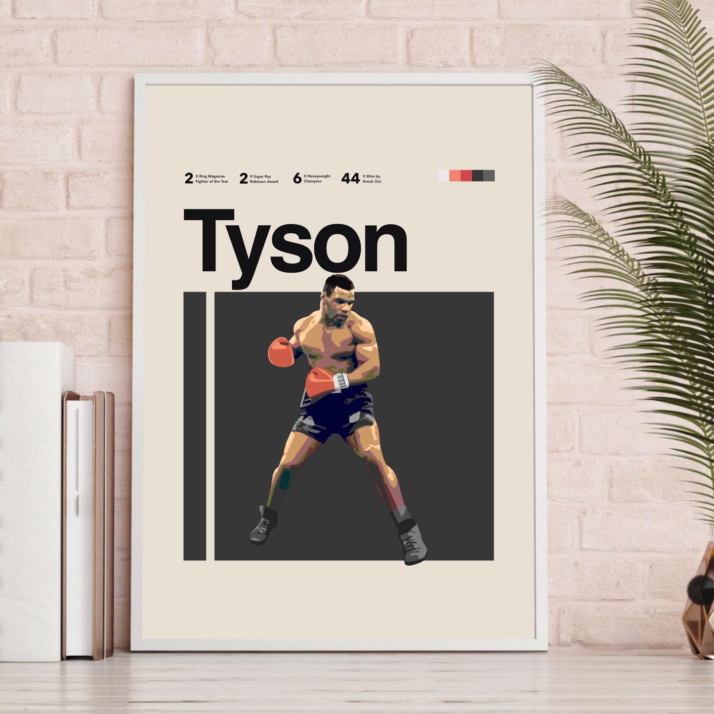 Mike Tyson Boxing Minimalist Poster