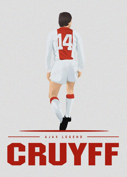 Johan Cruyff Sport Soccer Futbol Poster