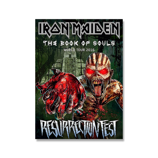 Iron Maiden Rock Poster