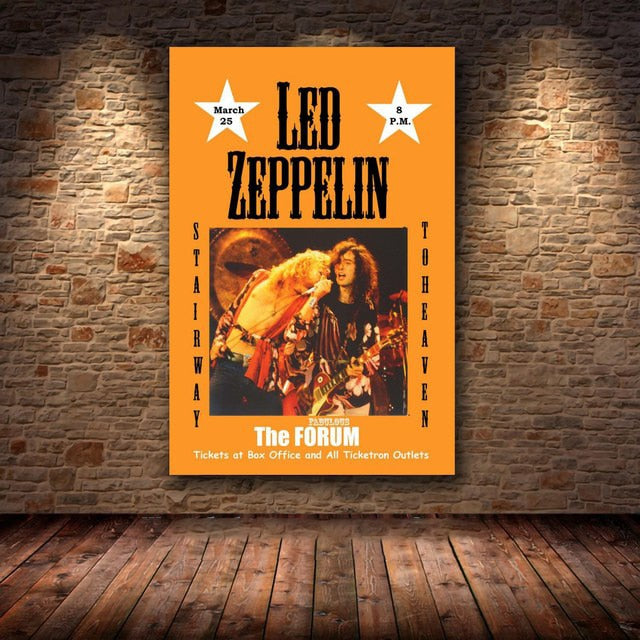 Led Zeppelin The Forum Concert Poster