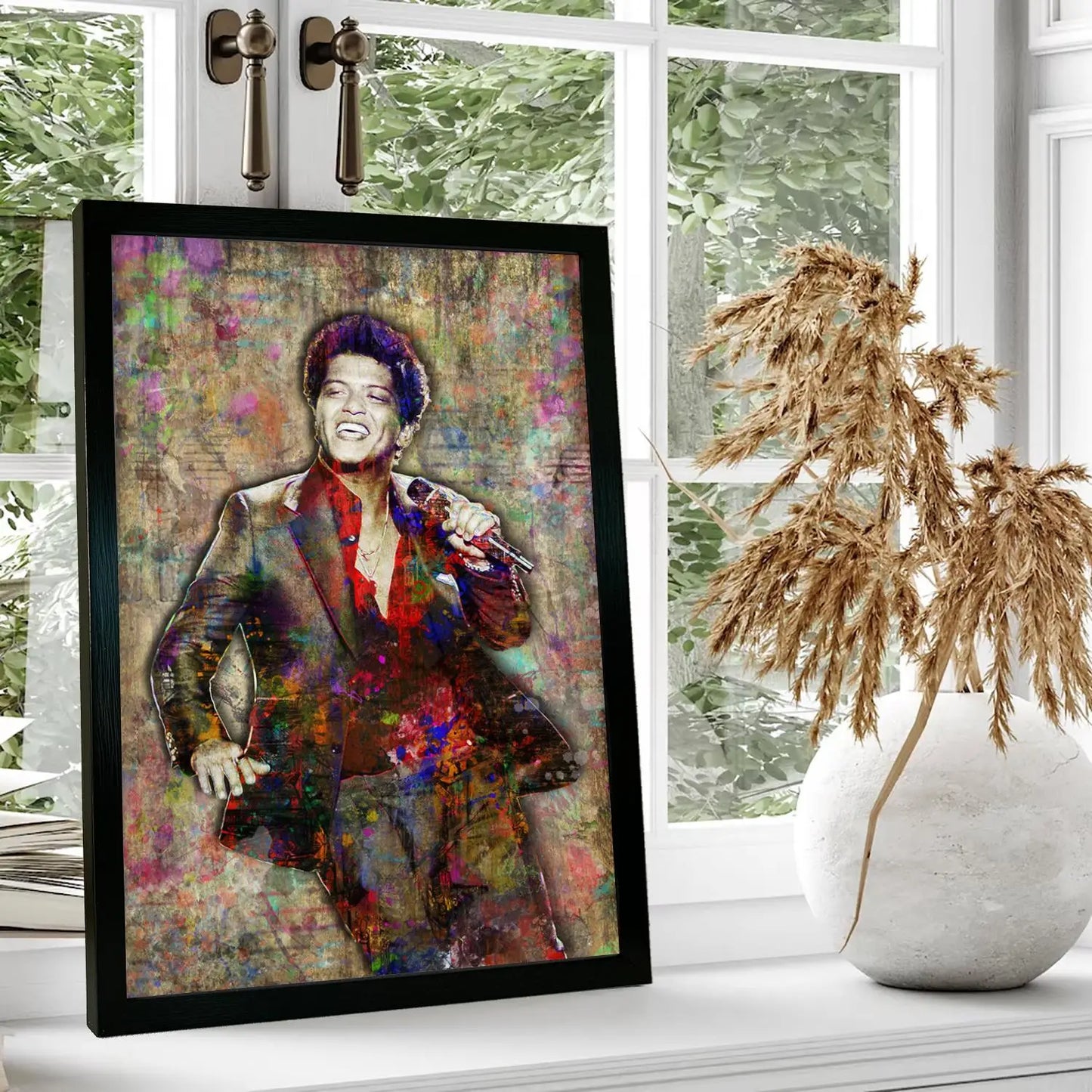 Bruno Mars Painting Wall Art Decor Poster