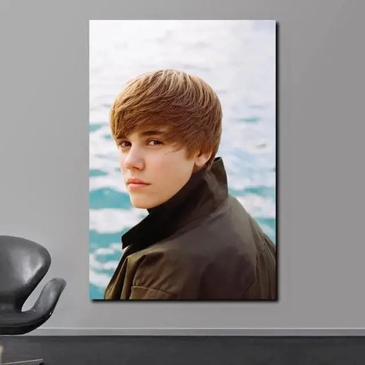 Justin Bieber Ocean Photo Poster