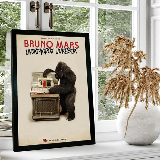 Bruno Mars Unorthodox Jukebox Wall Art Album Cover Poster