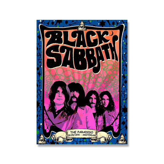 Black Sabbath Concert Rock Poster