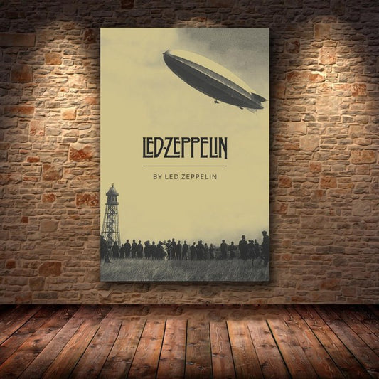 Led Zeppelin By Rock Poster
