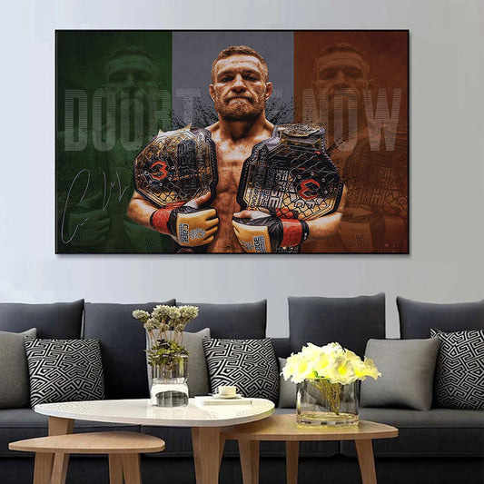 Conor McGregor Doubt Me Now Cage Warriors Poster