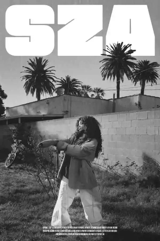 SZA Back Yard Wall Art Poster