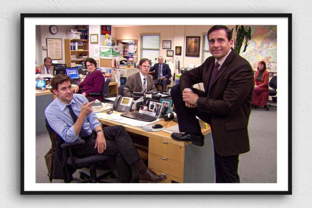 The Office Michael Scott Jim Halbert Poster