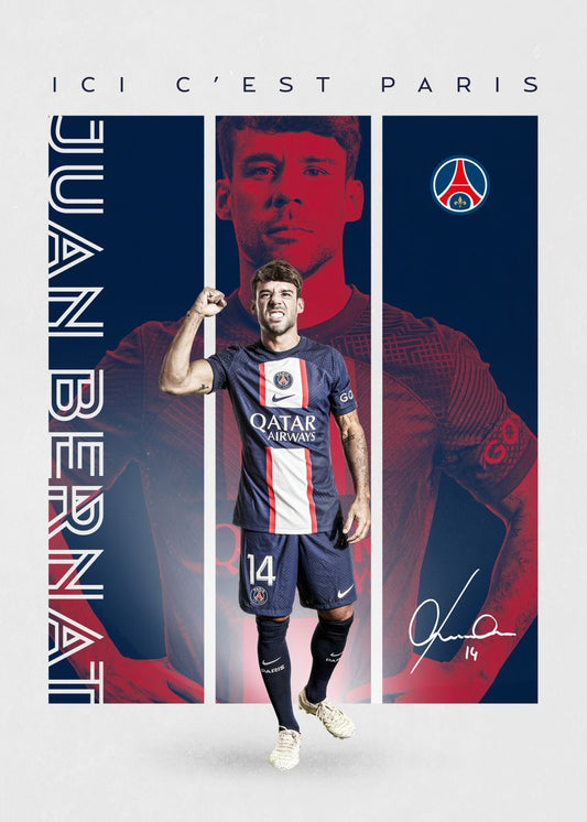 Juan Bernat Soccer Football Star Poster