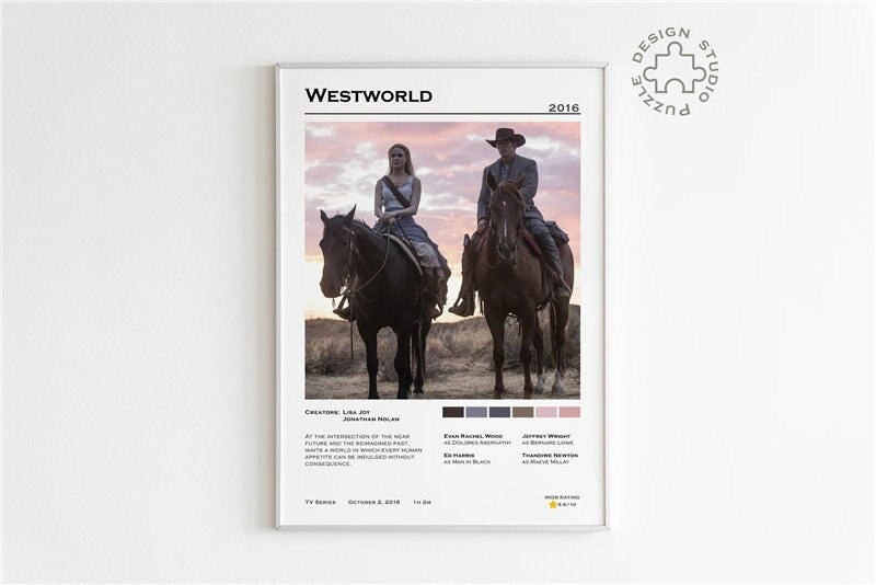 Westworld Minimalist Wall Art Poster