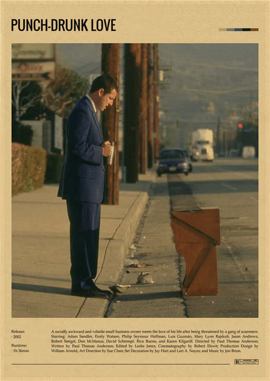 Punch-Drunk Love Adam Sandler Minimalist Movie Poster