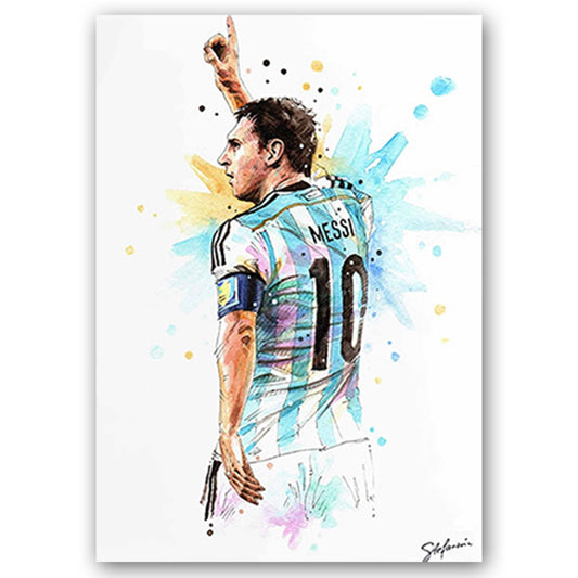 Lionel Messi Football Star Soccer Poster