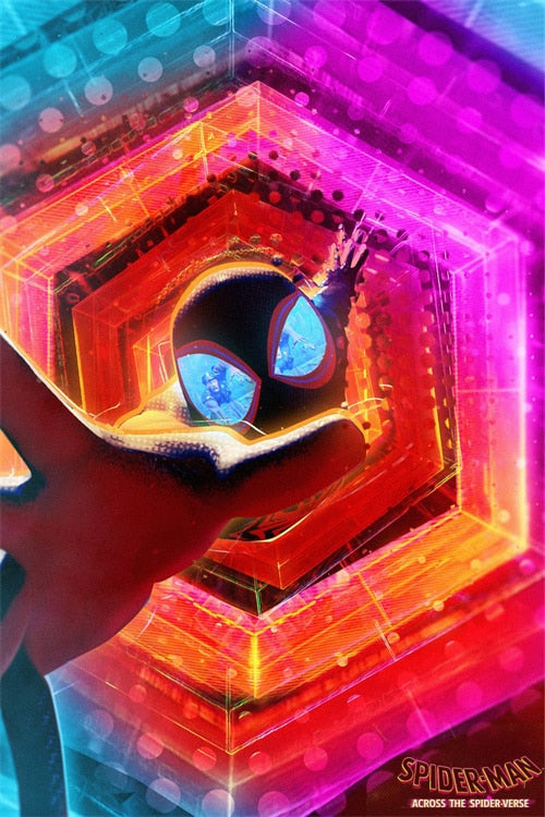 Spider-Man In The Spider Verse Movie Poster