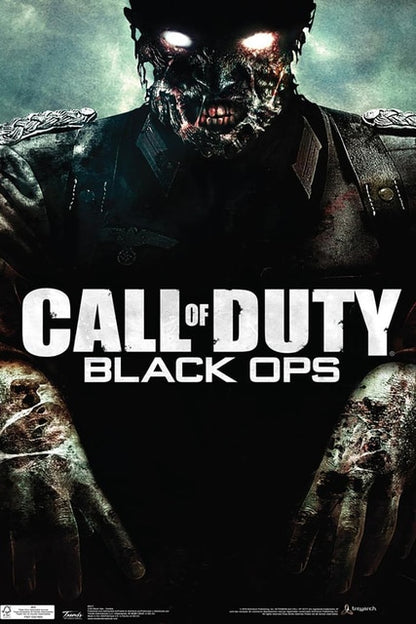 Call Of Duty Black Ops Zombies Video Game Poster