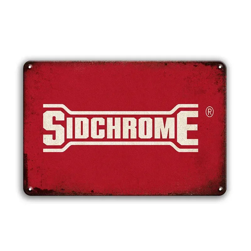 Sidchrome Rustic Man Cave Garage Metal Sign Poster