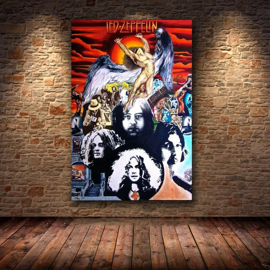 Led Zeppelin Pop Art Poster