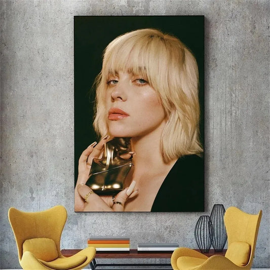 Billie Eilish Wall Decor Portrait Poster