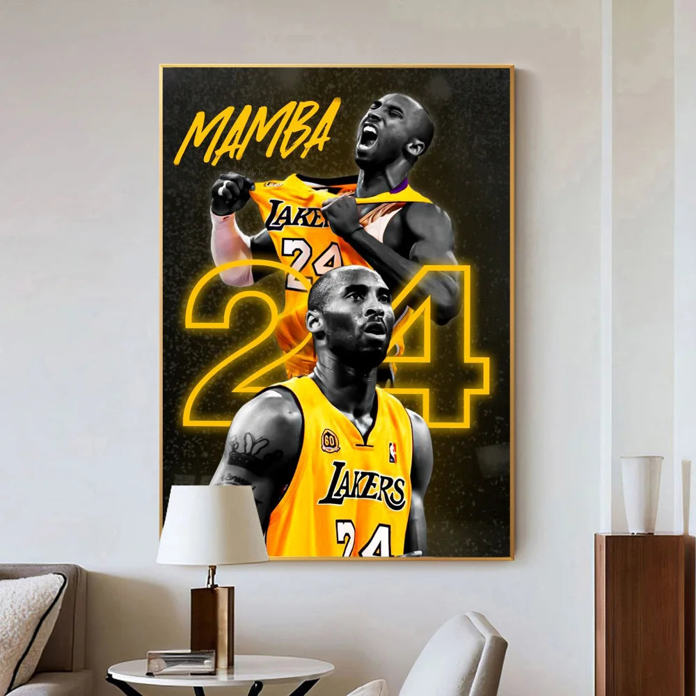 Kobe Bryant Mamba #24 Poster