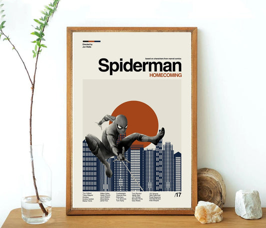 Spiderman Homecoming Minimalist Movie Poster