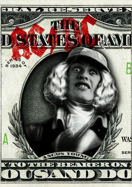 AC/DC Dollar Rock Poster – Aesthetic Wall Decor