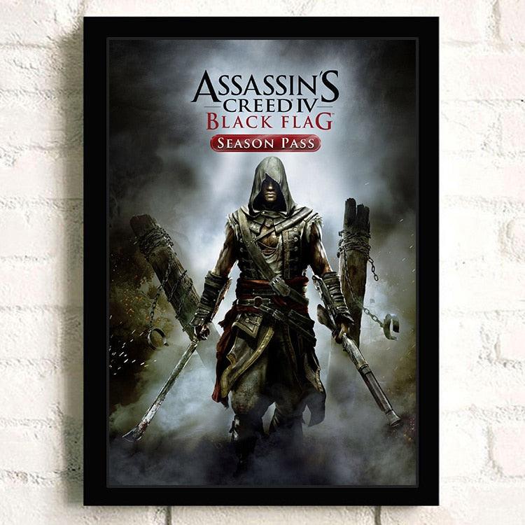 Assassins Creed IV Black Flag Video Game Poster - Aesthetic Wall Decor
