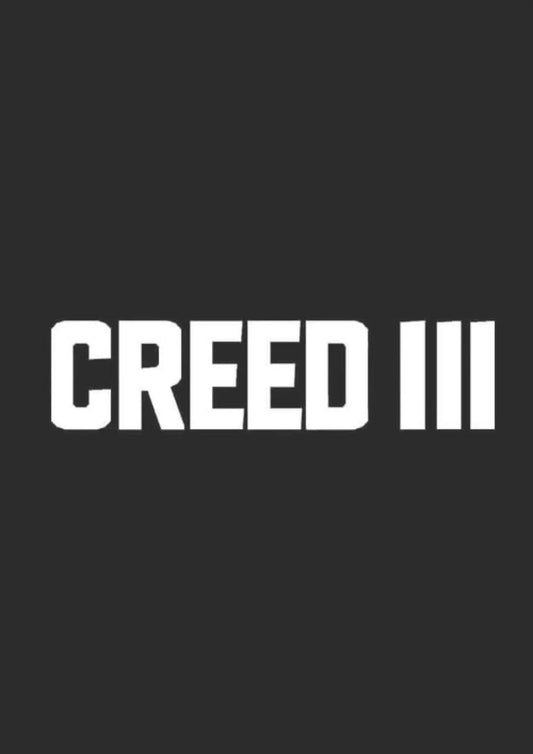 Creed III Black and White Movie Poster - Aesthetic Wall Decor