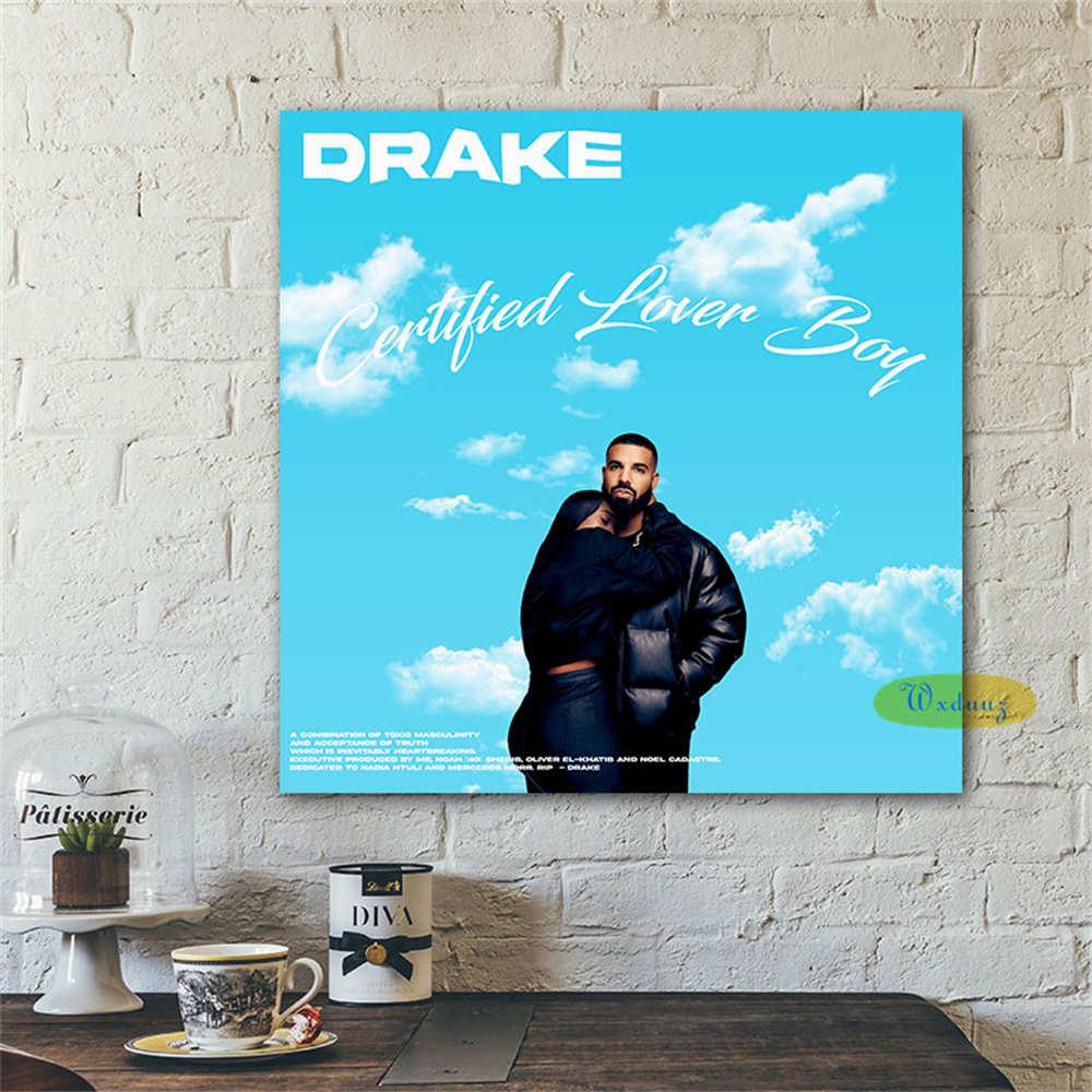 Drake Certified Lover Boy Song Music Wall Art Poster - Aesthetic Wall Decor