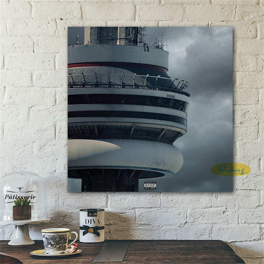 Drake Views Album Cover Wall Art Poster - Aesthetic Wall Decor