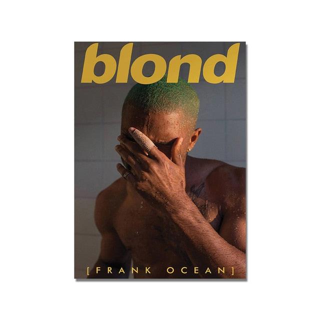 Frank Ocean Blond Music Poster - Aesthetic Wall Decor