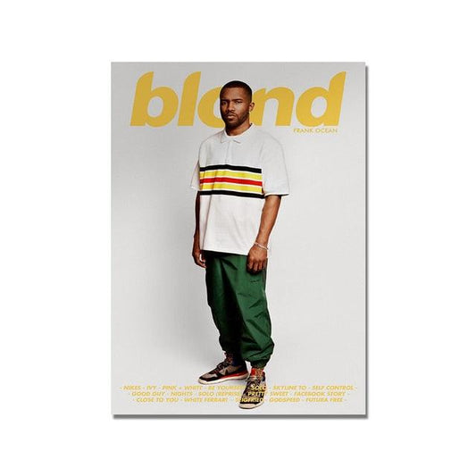Frank Ocean Blond Yellow Poster - Aesthetic Wall Decor