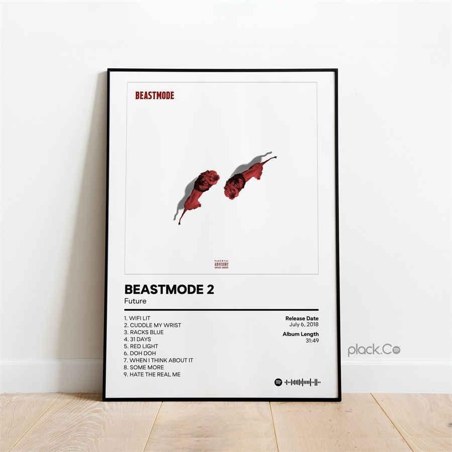 Future Beast Mode Album Cover Wall Art Poster - Aesthetic Wall Decor