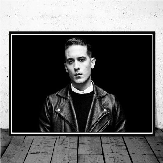 G-Eazy Black and White Music Poster - Aesthetic Wall Decor