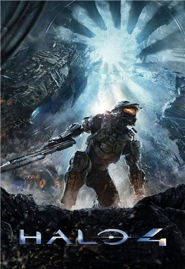 Halo 4 Video Game Wall Art Poster - Aesthetic Wall Decor