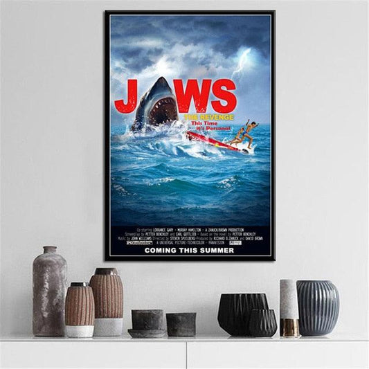 Jaws The Revenge Movie Poster - Aesthetic Wall Decor