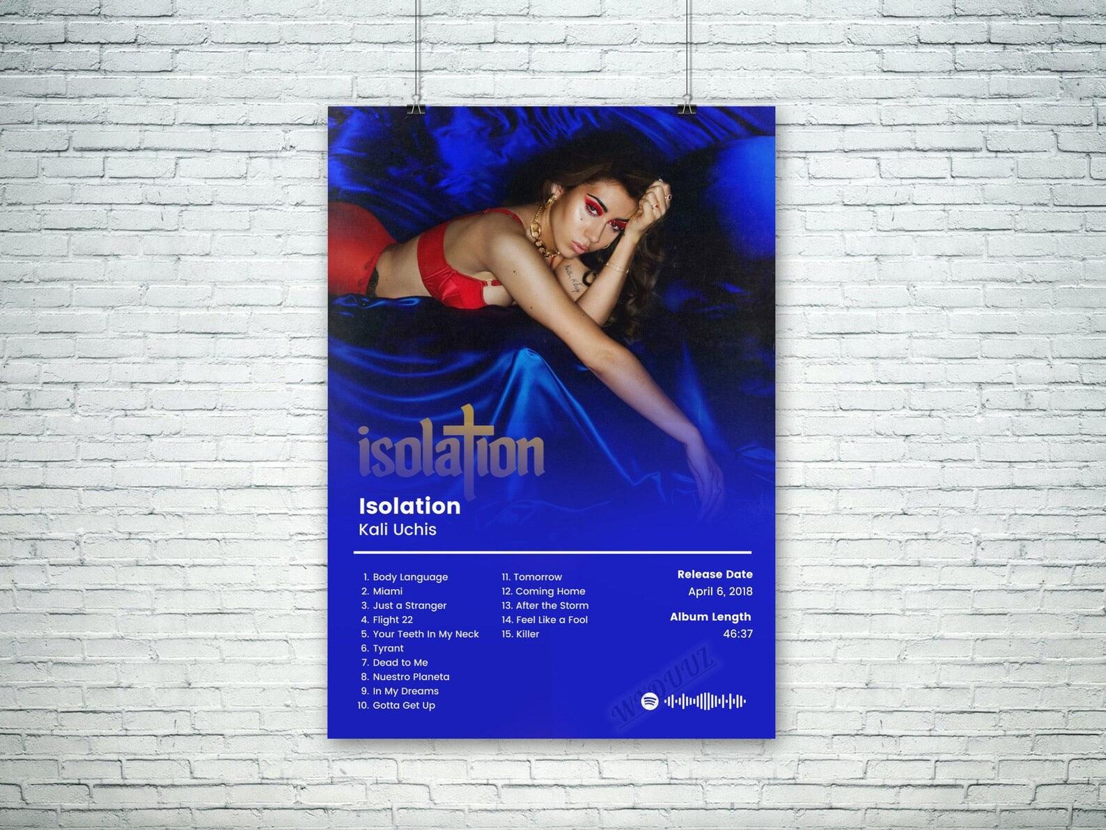 Kali Uchis Isolation Pop Music Album Cover Wall Art Poster - Aesthetic Wall Decor