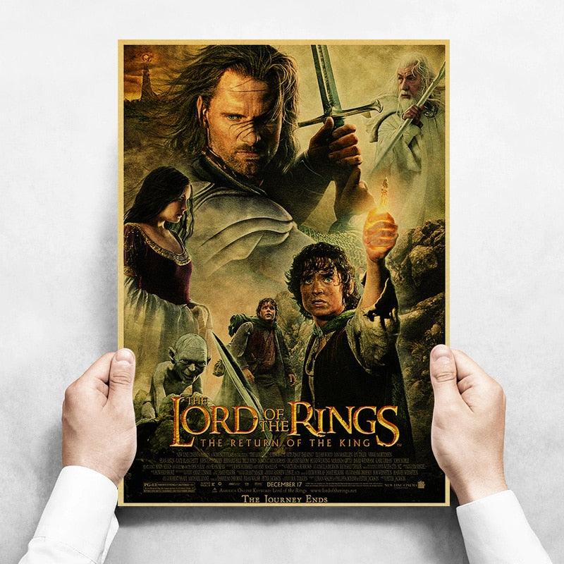 Lord of the Rings Classic Movie Poster - Aesthetic Wall Decor