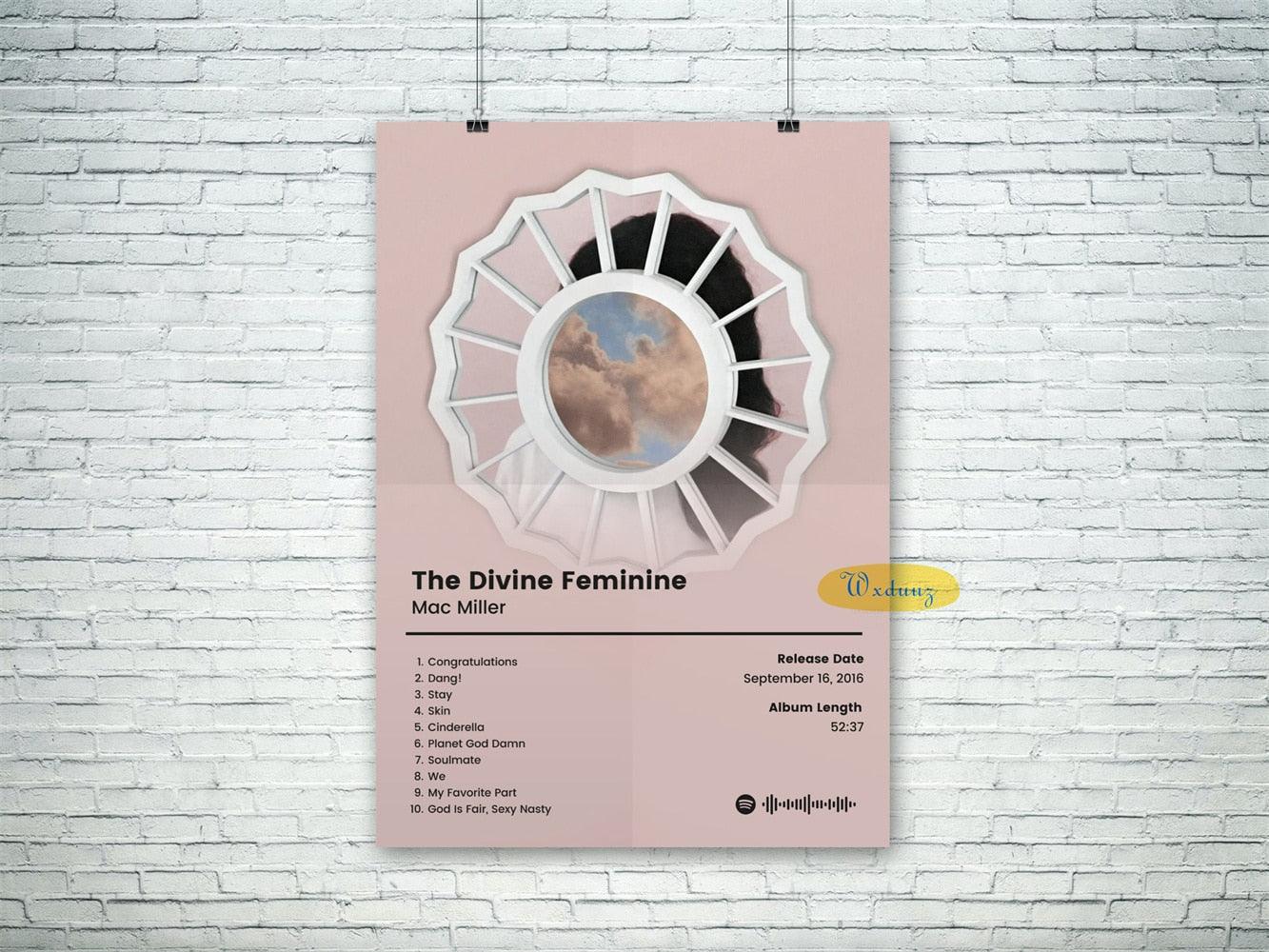Mac Miller The Devine Feminine Album Cover Poster - Aesthetic Wall Decor